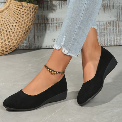 Éliane | Comfortable Ballet Flats with Wedge Heel