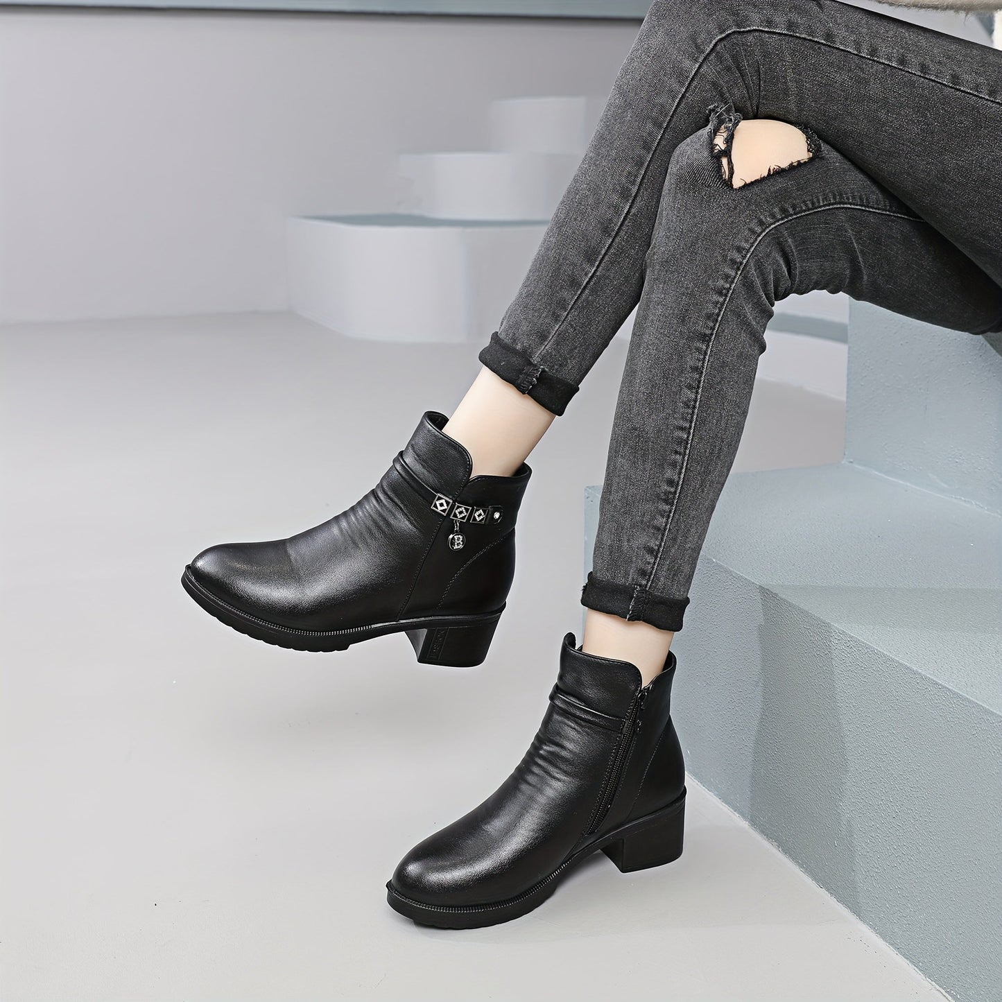 Noémie | Winter Comfort Ankle Boots